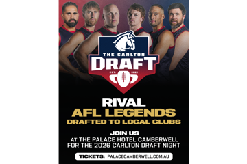 The Carlton Draft: Rival AFL Legends - Drafted to local clubs