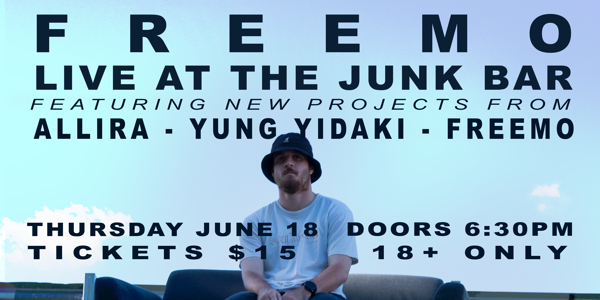 Freemo presents: Change live at The Junk Bar - Concert poster