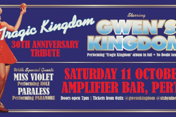 "TRAGIC KINGDOM" 30TH ANNIVERSARY TRIBUTE performed by GWEN'S KINGDOM