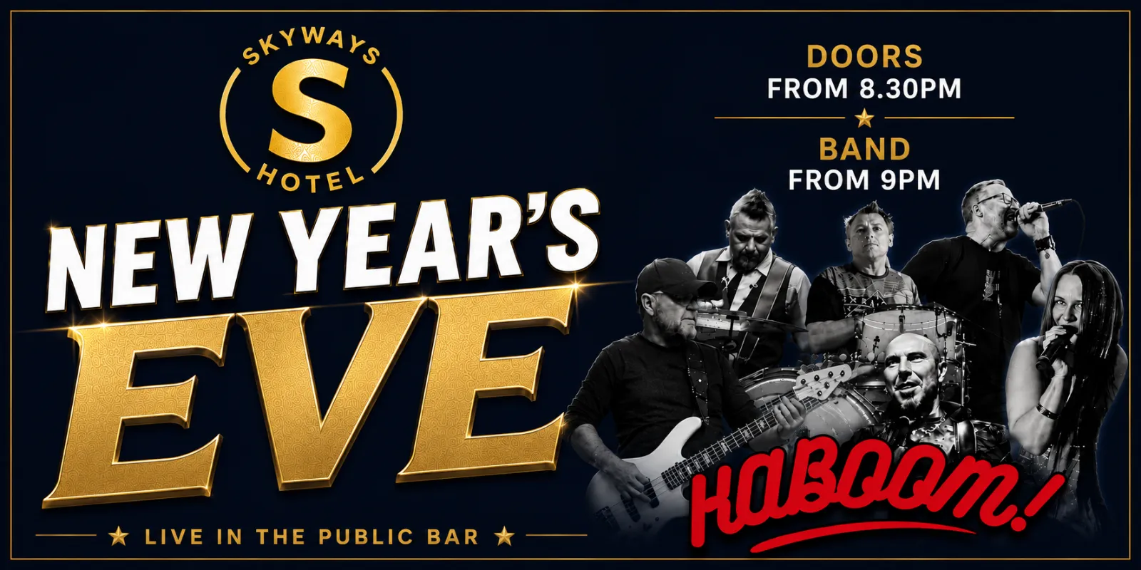 Kaboom - New Years Eve | SKYWAYS HOTEL