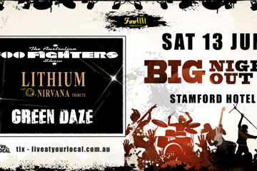BIG NIGHT OUT - Foo Fighters, Nirvana & Green Day Tributes