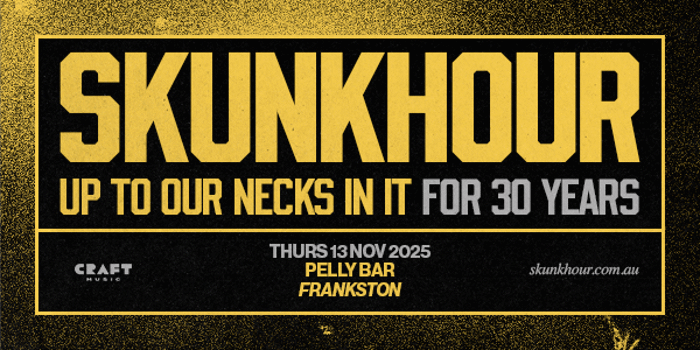 SKUNKHOUR - "Up To Our Necks In It (for 30 years)"
