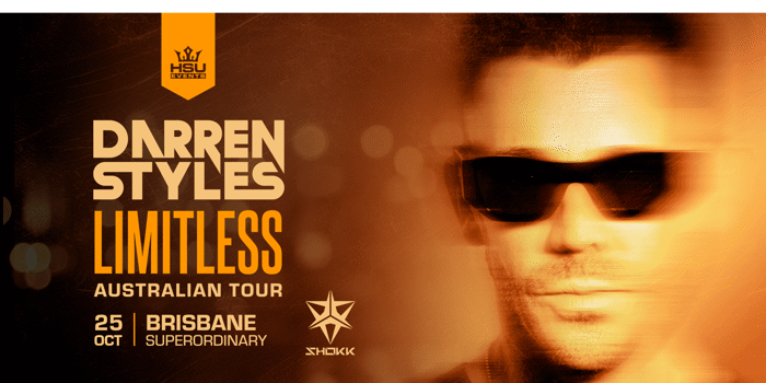 HSU & Shokk Presents Darren Styles Limitless Tour