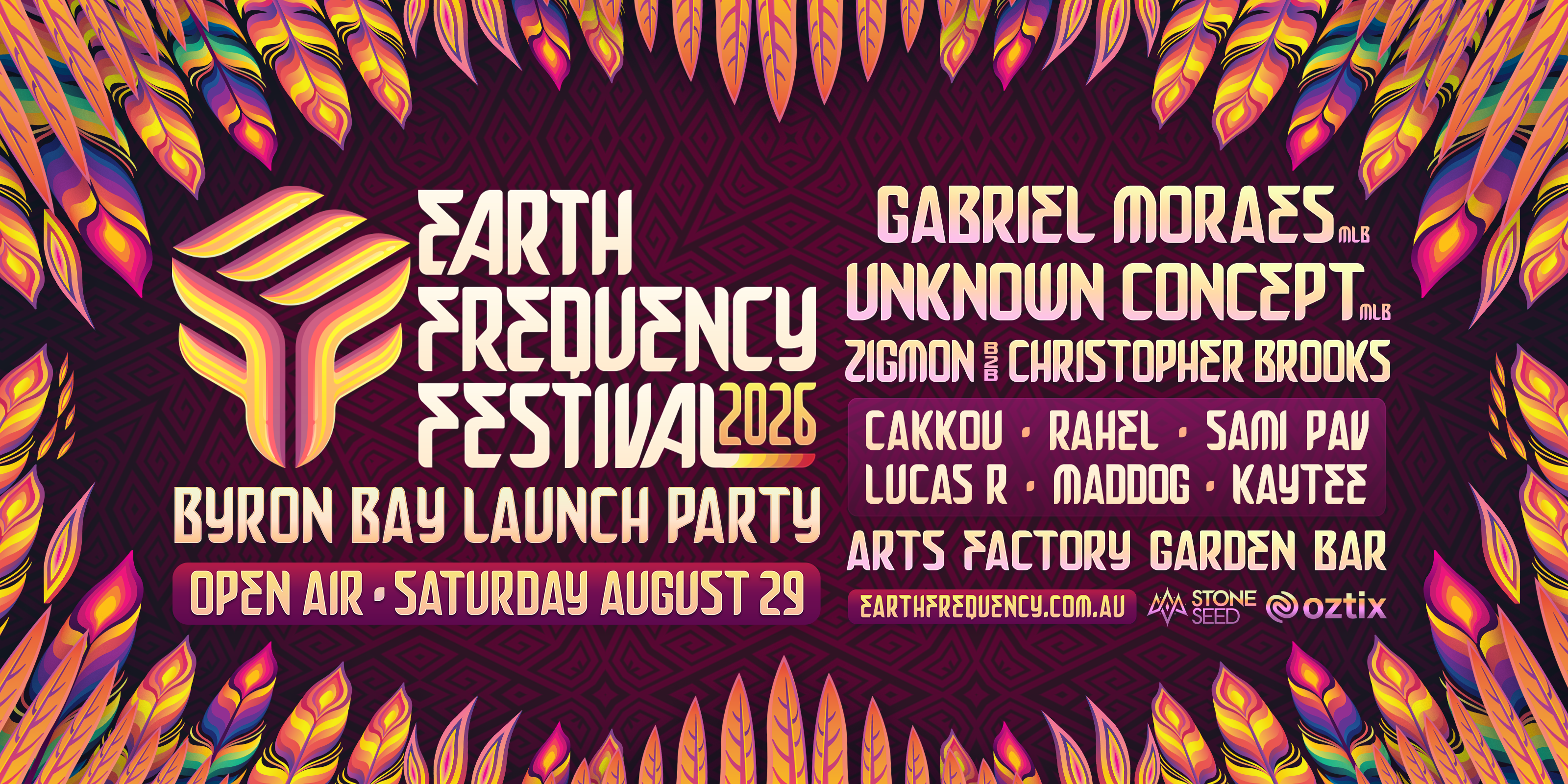 Earth Frequency Launch Party Byron Bay