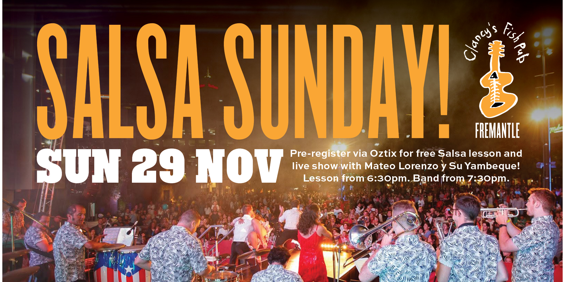 Salsa Sunday - Mateo Lorenzo y Su Yambeque (w/ free Salsa dance lesson)
