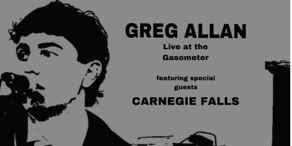 Event image for Greg Allan • Carnegie Falls