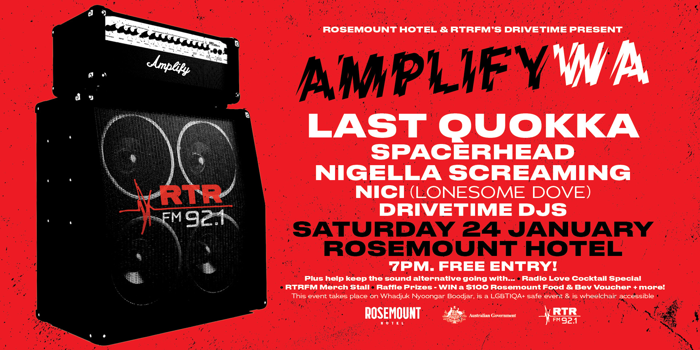 Amplify WA - RTRFM's Drivetime Special