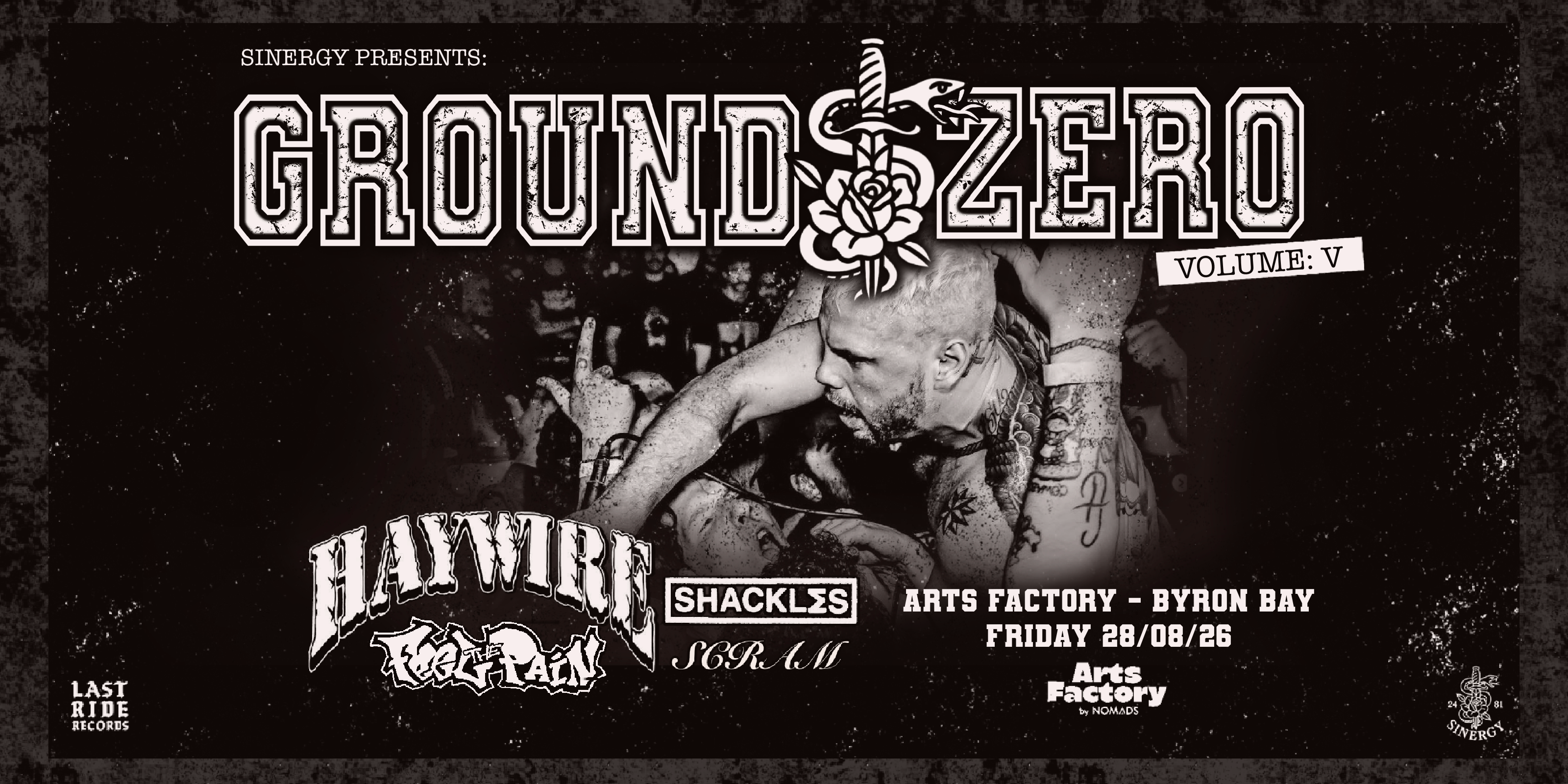 GROUND ZERO 05 ft. HAYWIRE (USA)  - Byron Bay