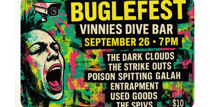 BUGLEFEST 2025 w/ The Dark Clouds, The Strike Outs, Poison Spitting Galah, Entrapment, Used Goods & The Spivs