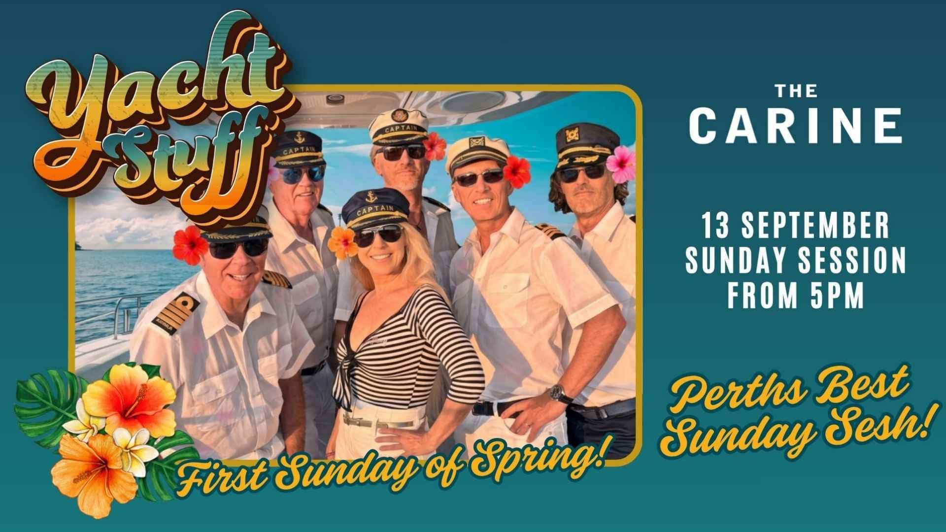 LIVE AT THE CARINE – YACHT STUFF