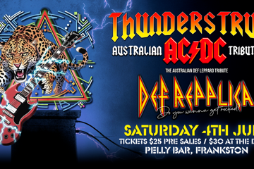 Thunderstruck and Def Repplica Aus Day Eve at The Pelly Bar