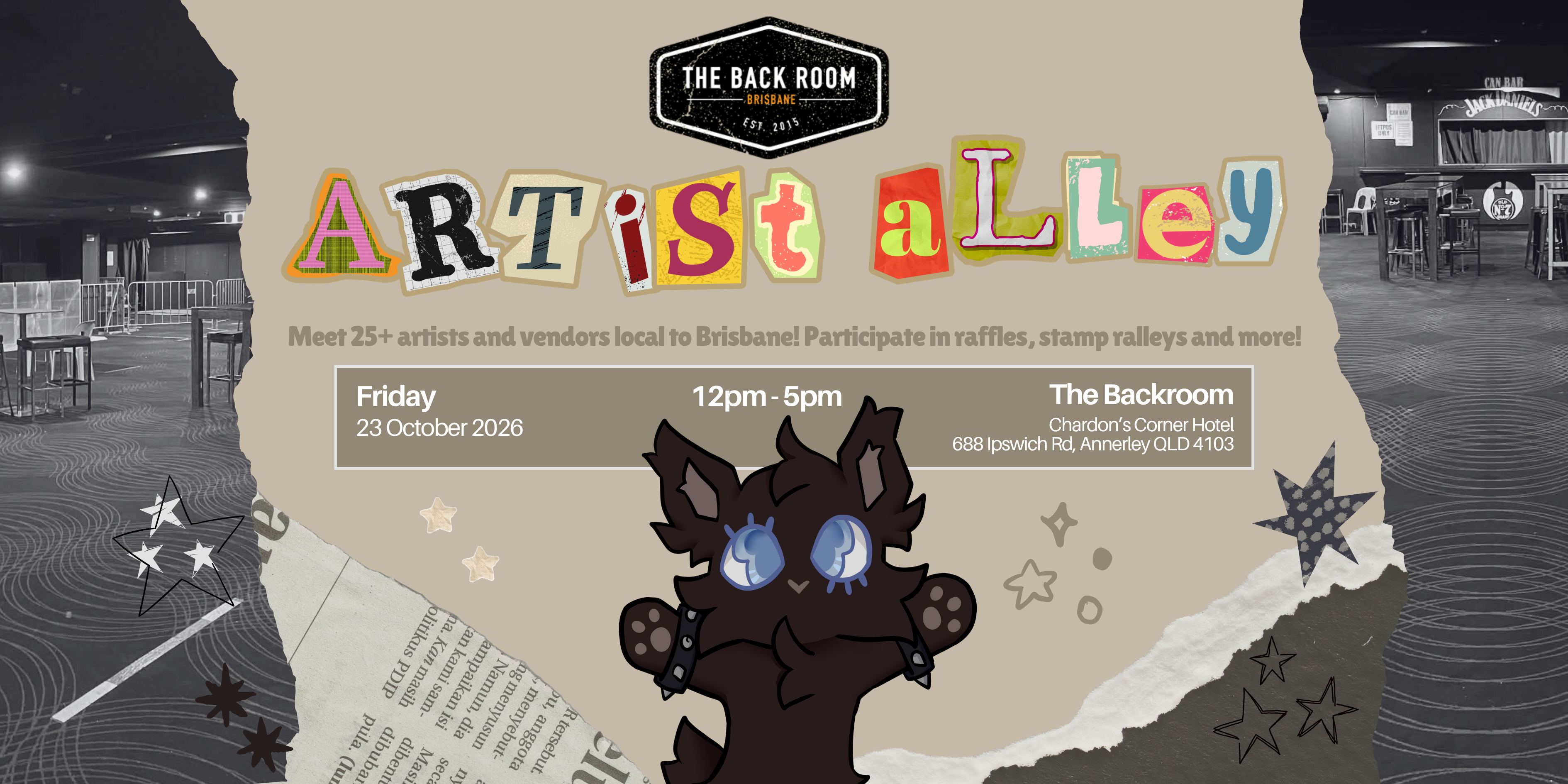 The Back Room's Artist Alley 2026