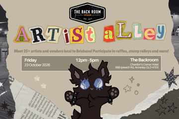 The Back Room's Artist Alley 2026