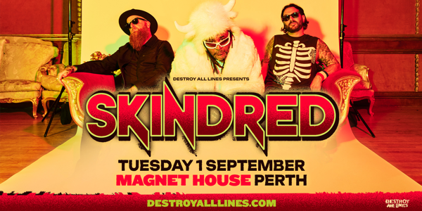 Skindred Australian Tour live at Magnet House - Concert poster
