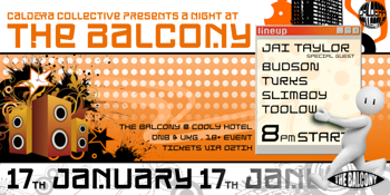 A Night at The Balcony w/ Slimboy, Tvrks, Jai Taylor, Toolow & Budson!