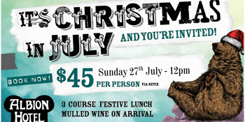 Christmas in July | The Albion Hotel