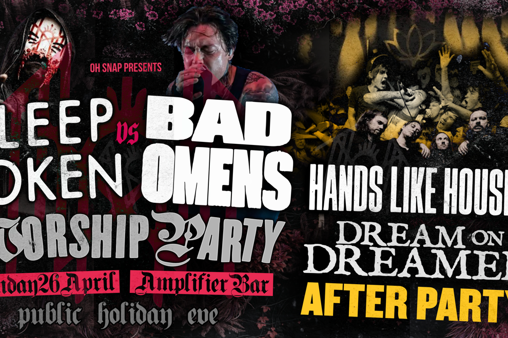 ????SLEEP TOKEN vs BAD OMENS: WORSHIP PARTY???? + HLH/DOD AFTER PARTY - PERTH