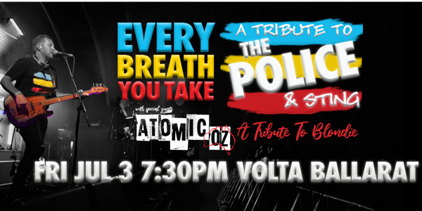 Every Breath You Take – A Tribute To The Police live at Volta - Concert poster
