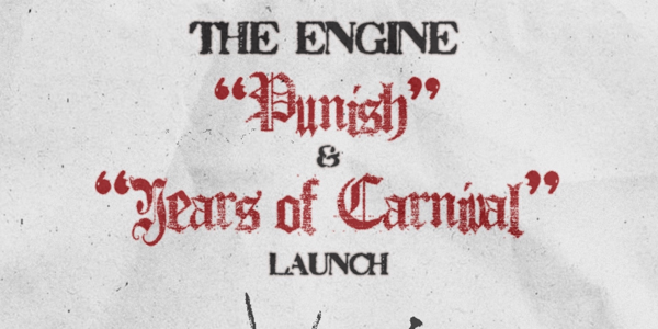 The Engine - Punish and Years of Carnival: Double Single Release live at Burdekin Hotel - Concert poster