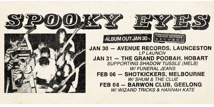 Spooky Eyes - Album Launch Tour 2026