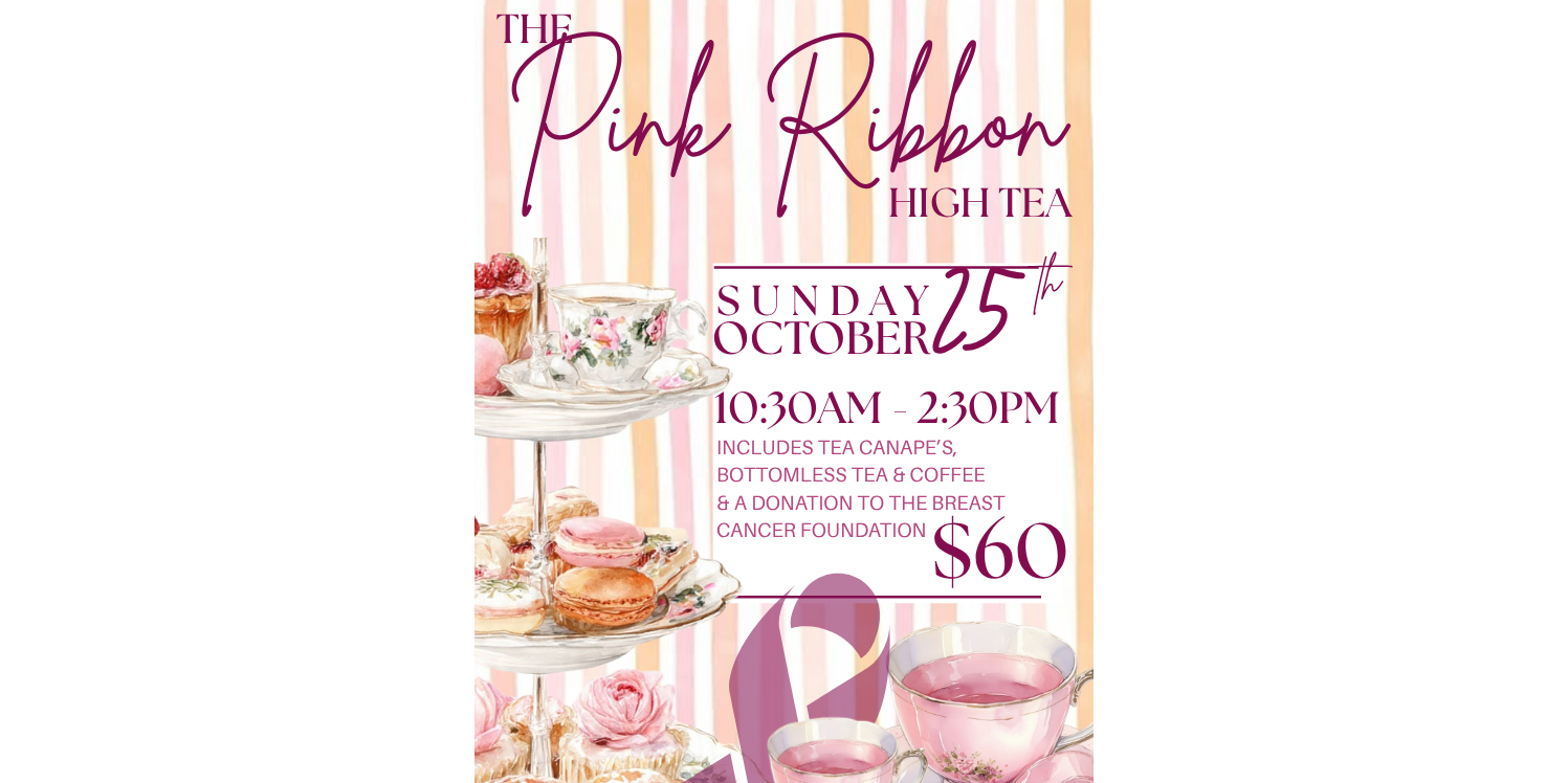 The Pink Ribbon High Tea