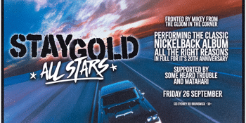 Stay Gold All Stars Play Nickelback "All The Right Reasons" LIVE