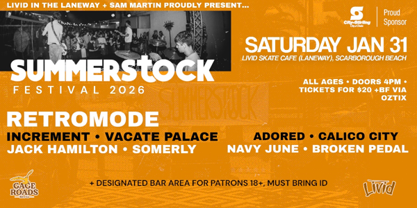 Livid in the Laneway - Summerstock vol 2 poster