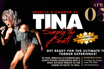 Rebecca O'Connor 'Simply the Best' as Tina Turner @ The Riverview Hotel