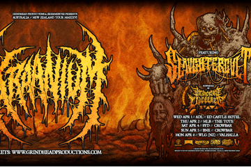 KRAANIUM – AUSTRALIA & NEW ZEALAND TOUR MMXXVI  with SLAUGHTERCULT (NSW) & I CHOOSE VIOLENCE (SA)