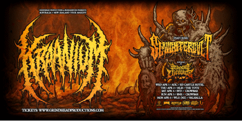 KRAANIUM – AUSTRALIA & NEW ZEALAND TOUR MMXXVI  with SLAUGHTERCULT (NSW) & I CHOOSE VIOLENCE (SA)