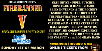 FIREBANNED V - Newcastle Bushfire Benefit Concert