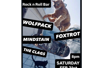 Just Announced: WOLFPACK, FOXTROT, MINDSTAIN & THE CLAGS