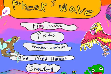 Freakwave w. Shacked + The Med Heads + Madam Sandler + FX24 + Frogmarch