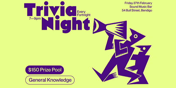 Fortnightly Trivia Night - 27/02/26