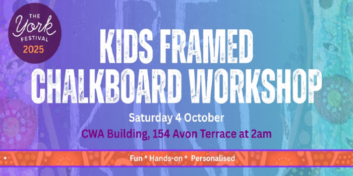 Kids Framed Chalkboard Workshop