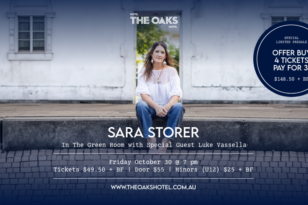 Sara Storer In The Green Room