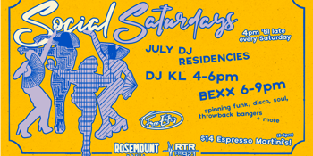 Social Saturdays DJs + $2 Oysters