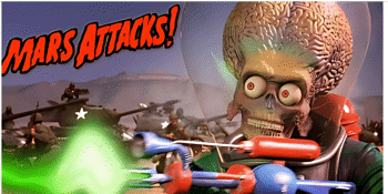 TIM BURTON'S MARS ATTACKS!! Presented in 35mm