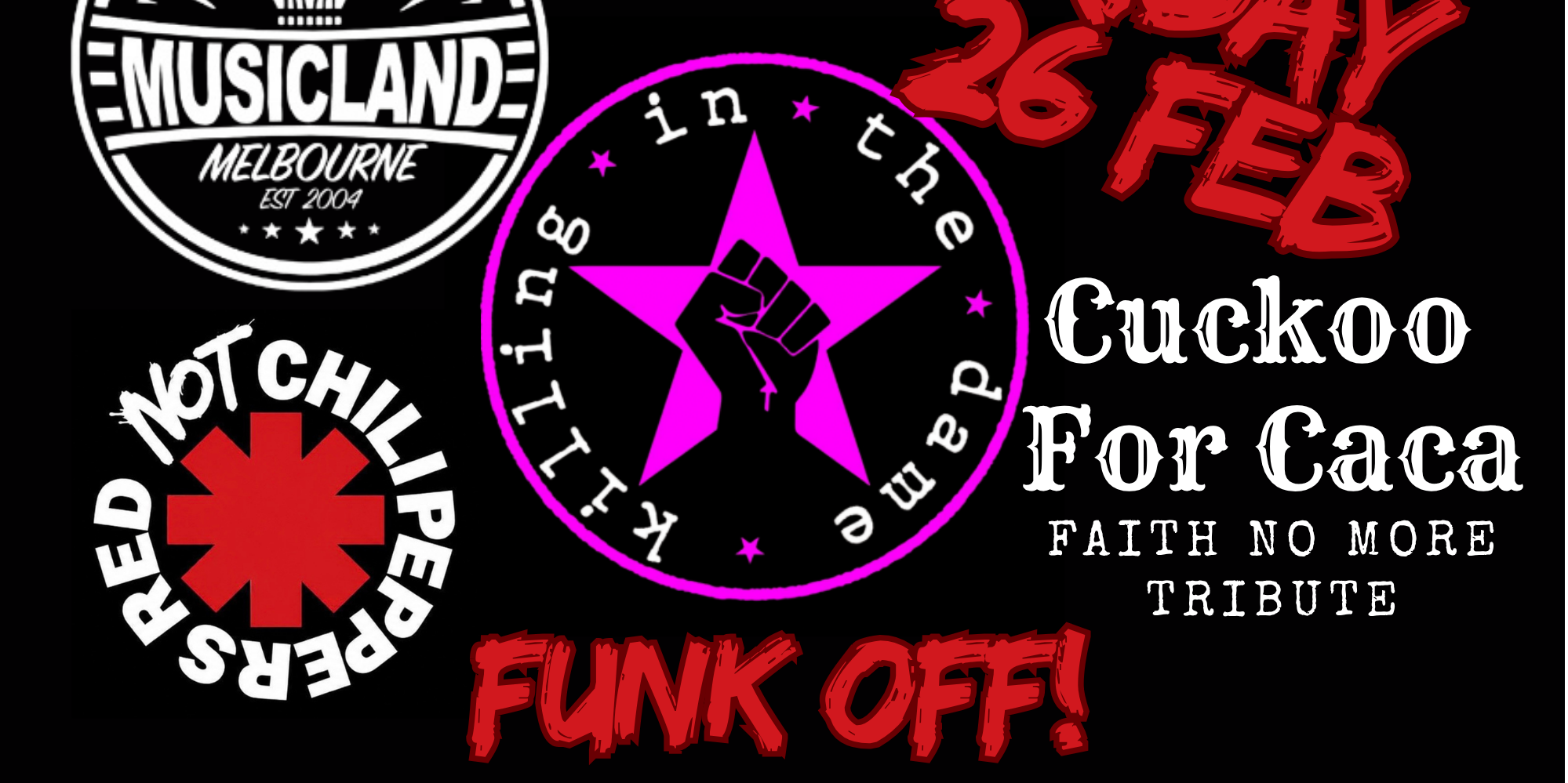 Musicland RAP-ROCK, THUMB-THUMPING, FUNK OFF!