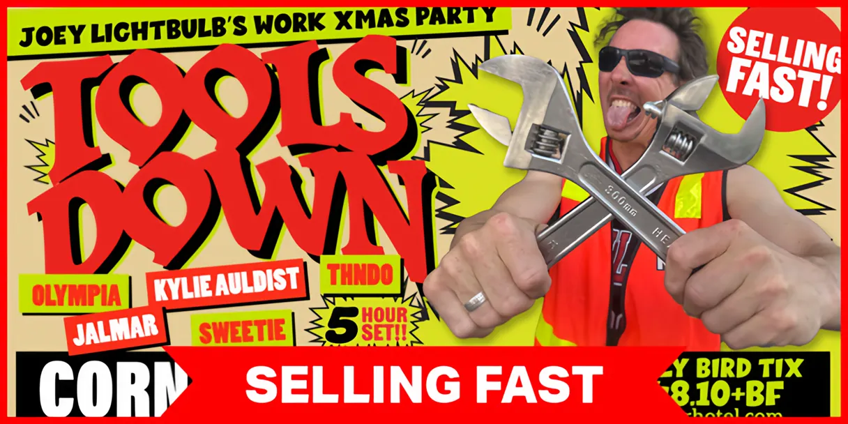 TOOLS DOWN: Joey Lightbulb's Work Xmas Party