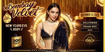 Bombay Velvet Perth's 2024 NYE Bollywood Countdown Party
