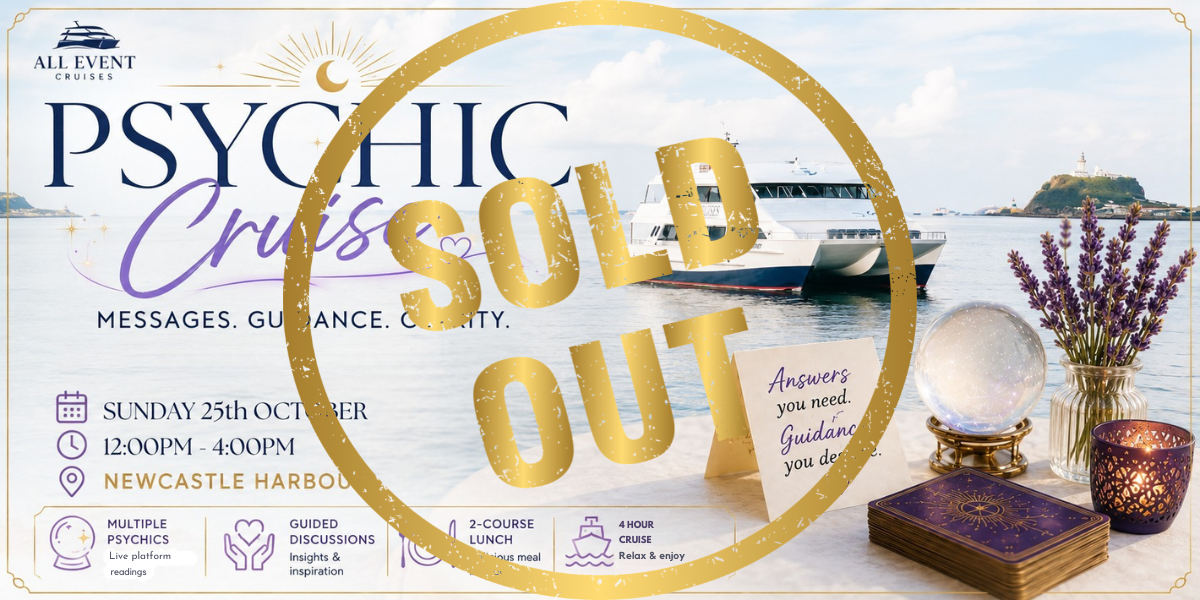 Psychic & Mediumship Lunch Cruise | Lady D & Scott William | Newcastle