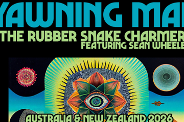 Yawning Man with Mario Lalli and the Rubber Snake Charmers .