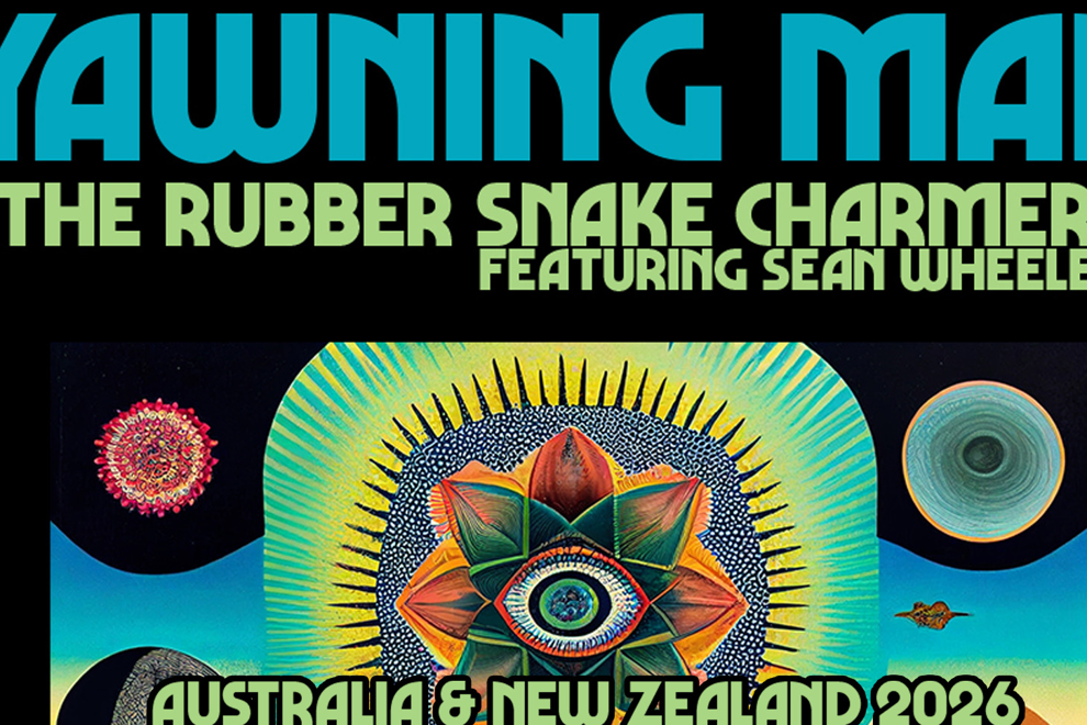 Yawning Man with Mario Lalli and the Rubber Snake Charmers .