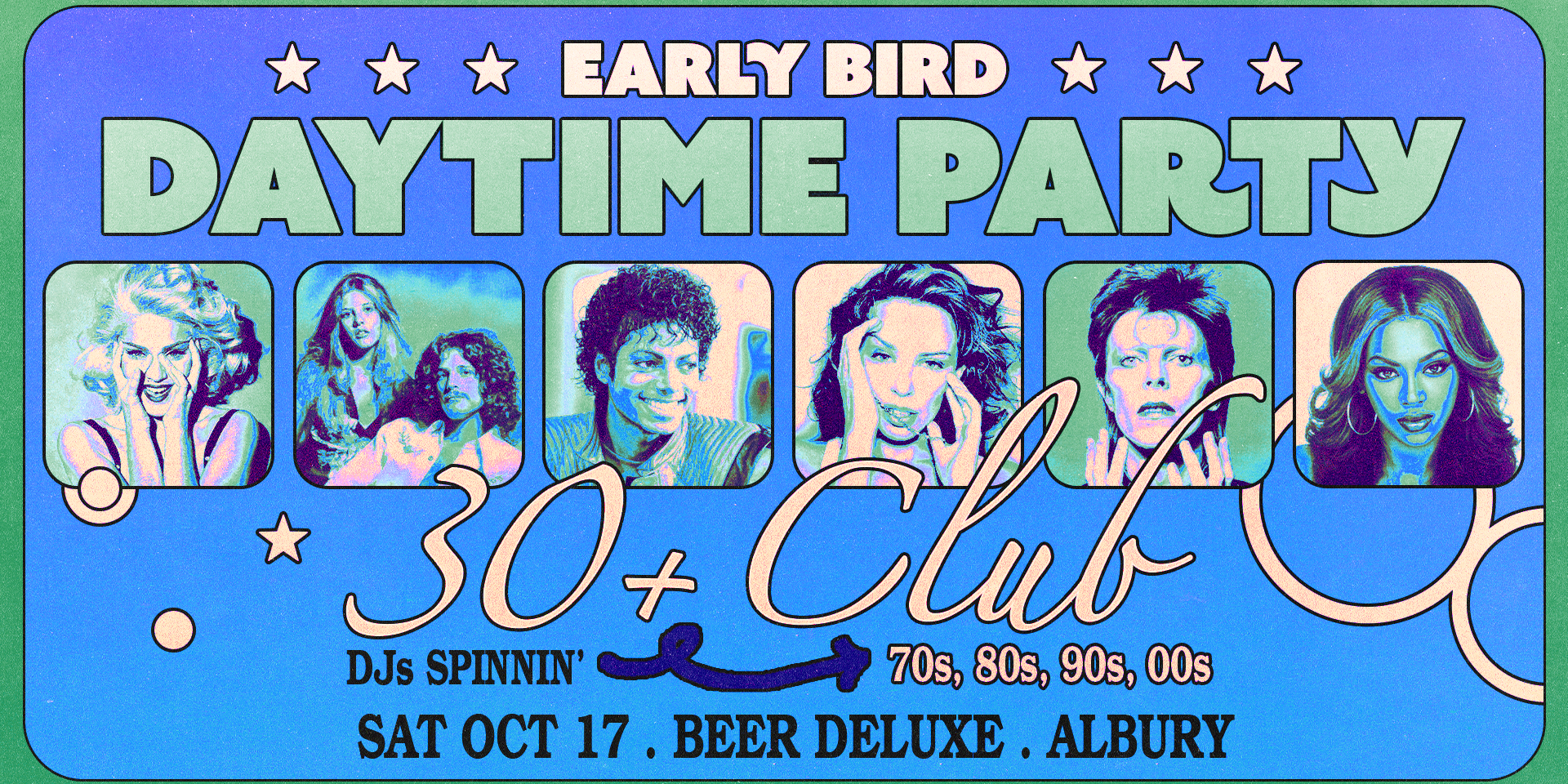 Early Bird: Daytime Clubbing for the 30+ Partygoer - Albury