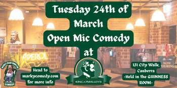 Open Mic Comedy @King O'Malley's