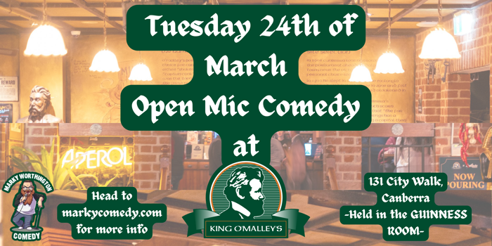 Open Mic Comedy @King O'Malley's