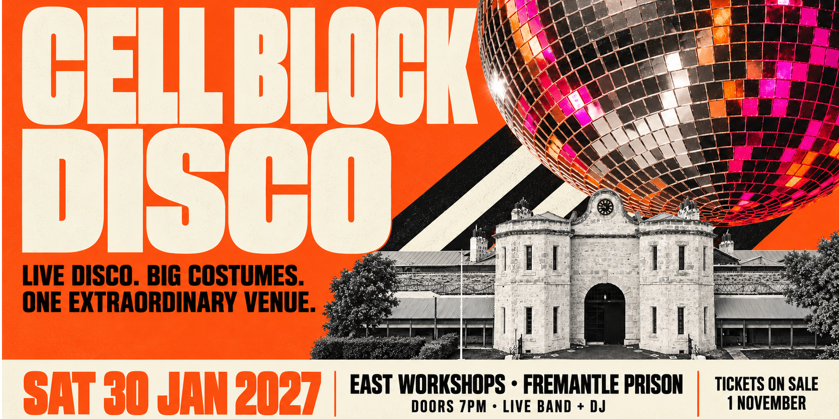 Cell Block Disco | Glam Funk Band at Fremantle Prison