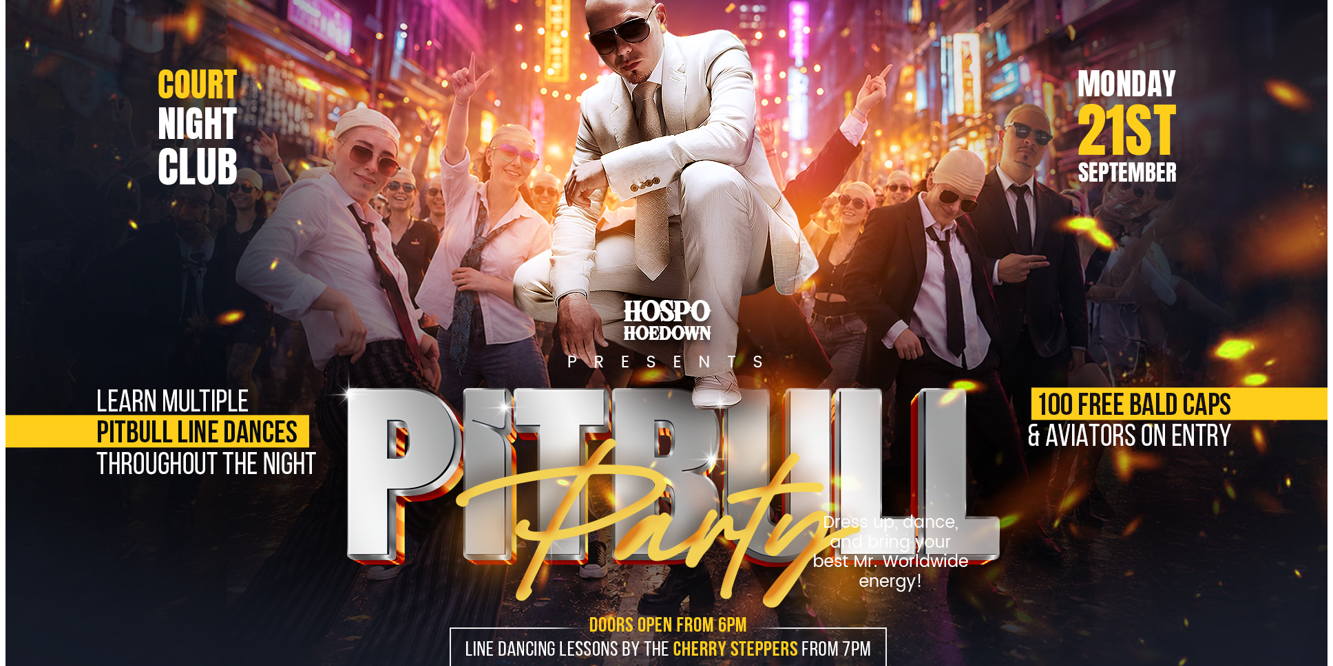 Hospo Hoedown: 21st September 2026 - Pitbull Party