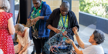 CIAF Masterclass – Ghost Net Making with Lavinia Ketchell from Erub Arts